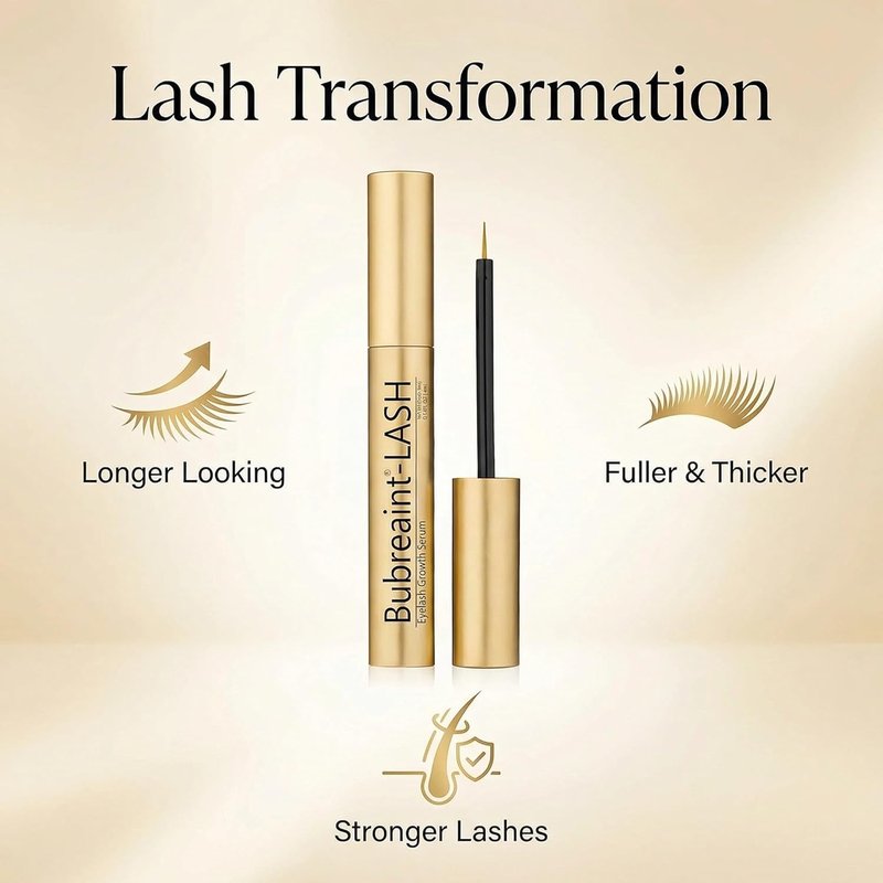 Lash & Brow Enhancing Serum - Peptide & Vitamin Infused for Fuller Lashes - Ophthalmologist Tested | 4 ML/0.14 Fl Oz