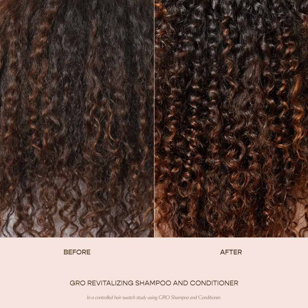 VEGAMOUR GRO Revitalizing Conditioner - Smooth, Strengthen & Shine for Thinning Hair | Vegan & Color Safe (8 Fl Oz)