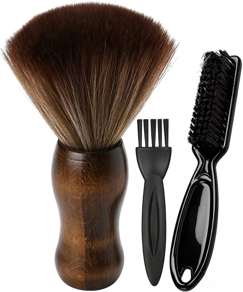 Barber Neck Duster Brush - Professional Hair Cutting Cleaning Tool | 3PCS Set for Barbers