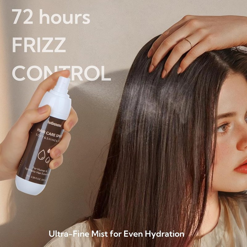 Leave-in Conditioner Spray - Anti-Frizz Detangling Spray for All Hair Types | 3.38 Oz