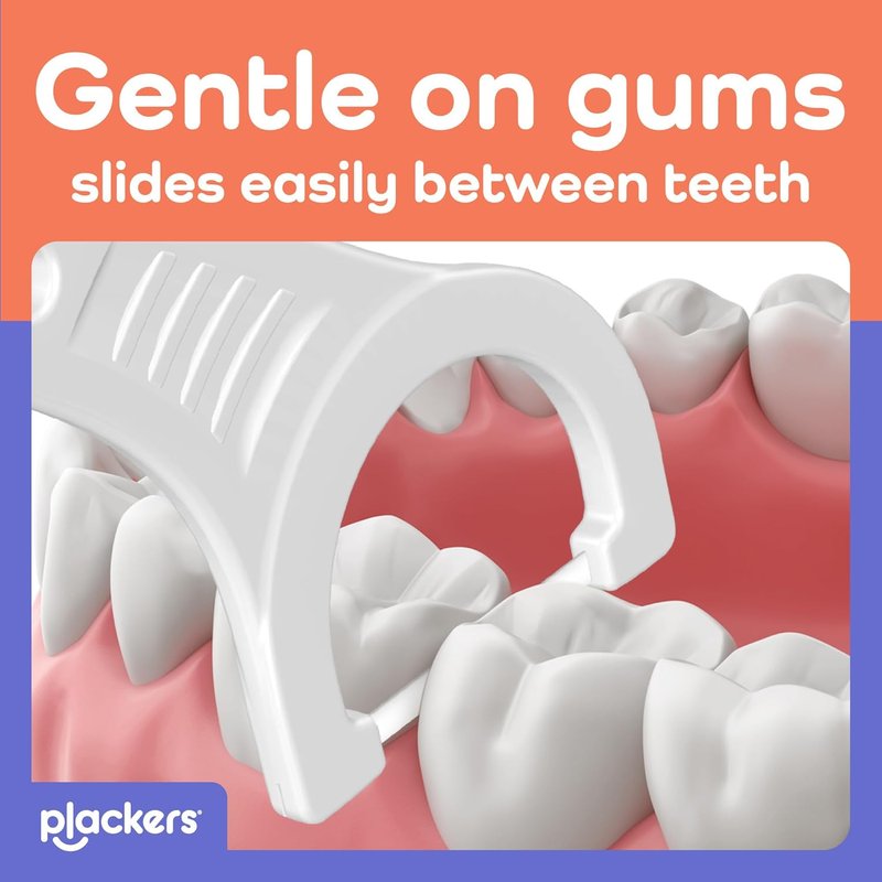 Plackers® Gentle Line® Floss Picks - Super Soft GentleSlide® Fiber, Fresh Mint, 150 Count