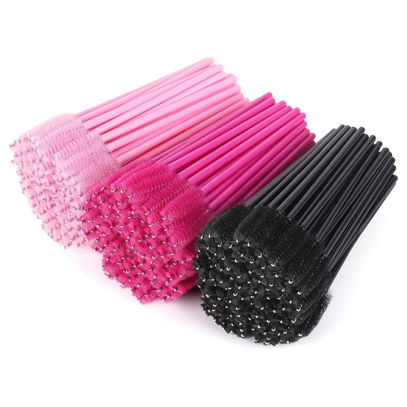 Disposable Mascara Wands - Eyelash Brush Spoolies for Extensions | 3 Colors