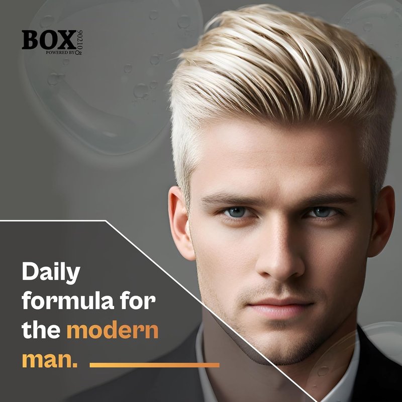 Men’s 2-in-1 Daily Shampoo & Conditioner - Clean & Smooth Hair with Castor Oil & Coconut | 9 oz (266 mL)