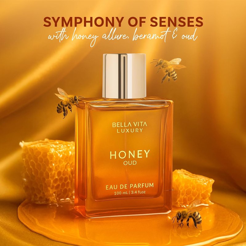 BellaVita Luxury Candy Kiss Perfume Set - 100ml + 3x20ml | Unisex Fragrance with Sweet & Spicy Notes, Long-Lasting Gift for Men & Women