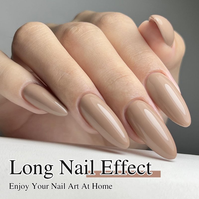 **Double Rhythm Gel Nail Polish - Pure Sheer Soak Off Formula for DIY Manicure | Deep Khaki 15ML**