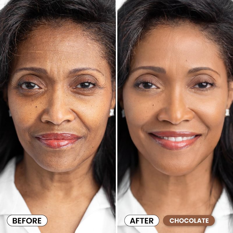 Prime Prometics Perfecting Concealer Pencil for Mature Women – Covers Dark Circles, Age Spots & Redness – Medium-to-High Coverage – 12-Hour Waterproof Wear – Self-Setting & Crease-Free (Chocolate)