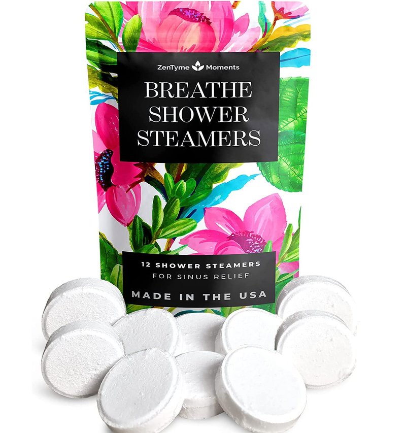 Eucalyptus Shower Steamers (Pack of 12), Shower Vapor Tablets, Shower Bombs Aromatherapy Sinus Relief, Self Care, Gifts for Women - Birthday, Mother's Day, Valentines Day Gift for Her
