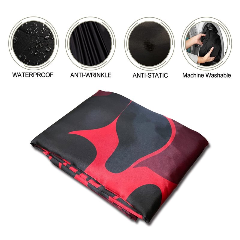 Barbohoo Barber Cape for Men Professional Hair Cutting Salon Cape with Snap Closures Waterproof Large Hairdressing Styling Cape Gown for Barber- 63”× 56” (New Camouflage C)