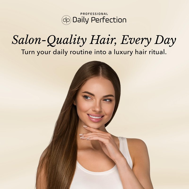 Daily Perfection Collagen Volumizing Shampoo - Extra Volume Daily Cleanser with Biotin and Keratin for All Hair Types - Salt, Sulfate and Paraben Free - 16.9 Fl Oz