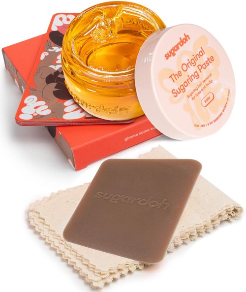 Sugardoh Sugar Waxing Kit for Women As Seen On Shark Tank (Mini Kit Firm) Face, Arms, & Legs, Sugar Wax Hair Removal- Sugaring Tiktok Viral Products- Bikini Wax Kit for Women - Sugaring Kit