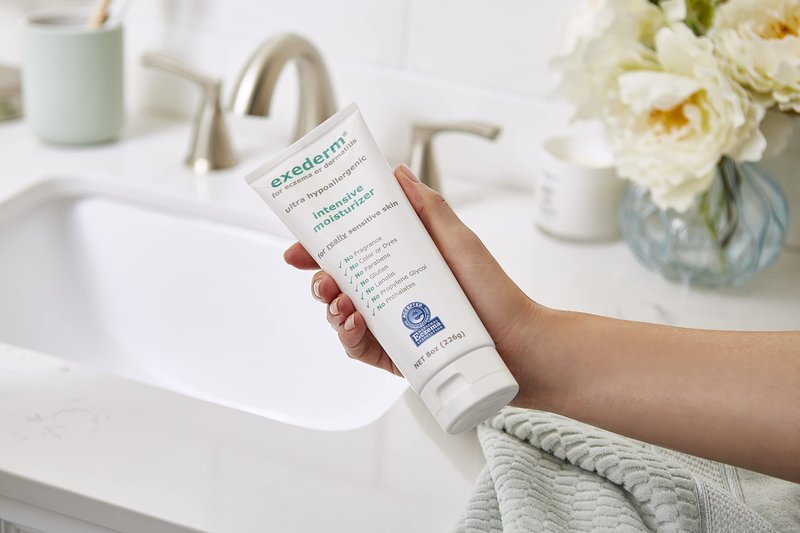 Exederm Intensive Daily Moisturizer for Eczema & Dermatitis (8oz)