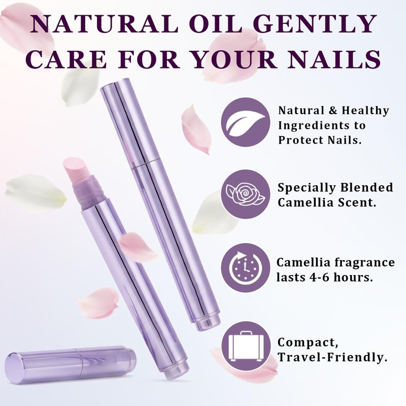 3-in-1 Cuticle Oil Pen Sassy Tip Cuticle Pusher Pen, Nail Buffer Pen with Ceramic Tip, Nail Pusher Cuticle for Hangnails & Dry Nails,Nourishing Damaged Nails Care & Treatment
