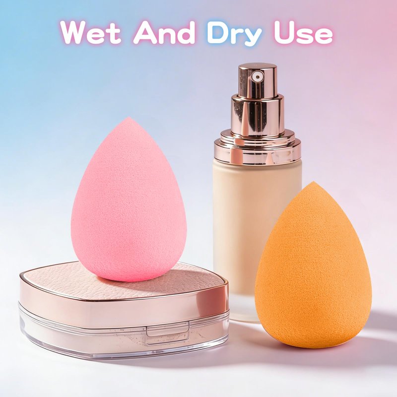 15 Pcs Multicolor Makeup Sponge Set-Individually Wrapped beauty sponges,Soft Latex-Free Low Absorption Sponges, Wet & Dry Use for Flawless Finish Liquid Cream Powder Makeup (15 Pcs Multicolor)
