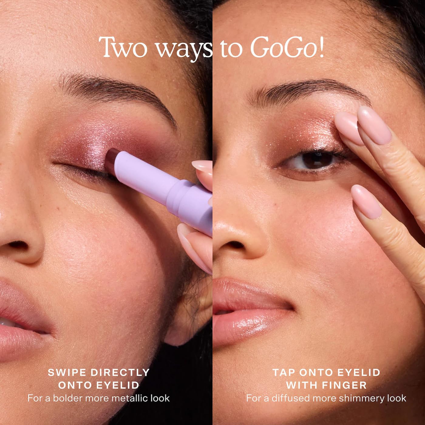 Tower 28 GoGo Cooling Shimmer Eyeshadow Stick - 8-Hour Wear Cream + Precise Highlighter - Avalon (.09 oz)