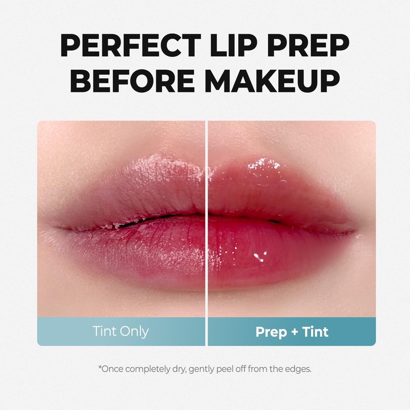 Laka Soothing Prep Lip Mask, Cooling Peel Off Korean Lip Mask, Gentle Exfoliator for Lips, Hygienic & Easy Application, Daily Lip Care, K-Beauty, 0.33 fl.oz