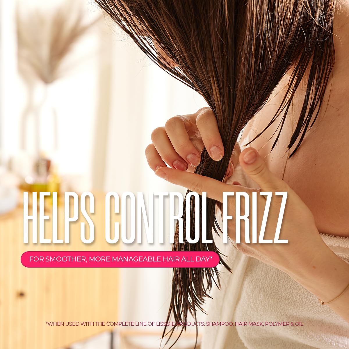 Weightless Shine Hair Serum Oil by [Brand Name] - 48-Hr Hydration & Frizz Control | Squalane, Avocado & Argan, 1 fl oz