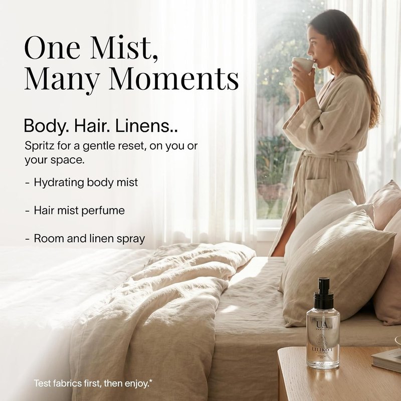 Lilikoi Coconut Body & Hair Mist - Hydrating Alcohol-Free Perfume with Hyaluronic Acid | 3.4 oz