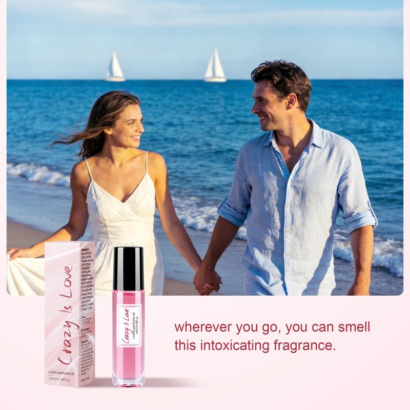 NQJYXZP Pheromones Perfumes for Women, Roll On Perfume Oil Long Lasting, Premium Cologne Perfume Oil for Woman to Attract Man, Woman Fragrance Amplify Your Charm Addictive Personal Perfume