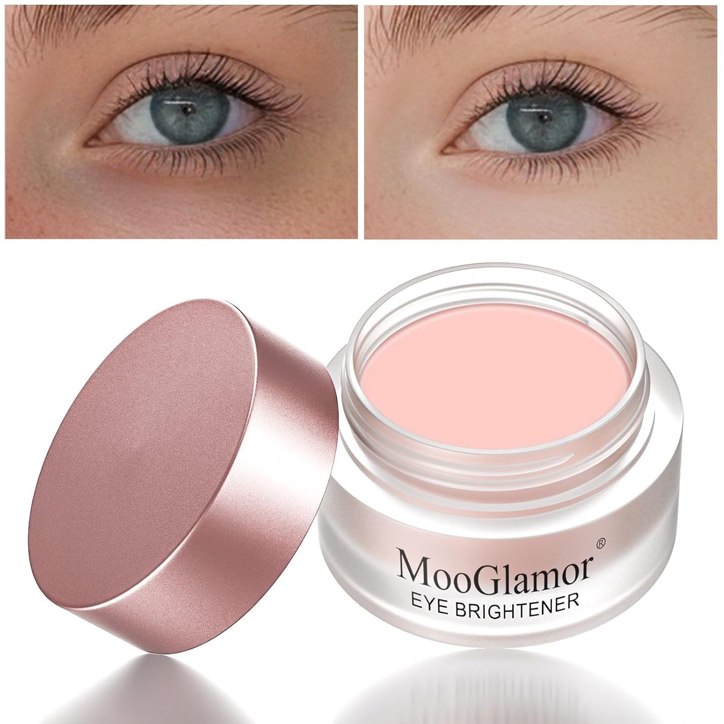 Under Eye Brightener & Concealer - Natural Blendable Corrector for Dark Circles | #01 Light Rose