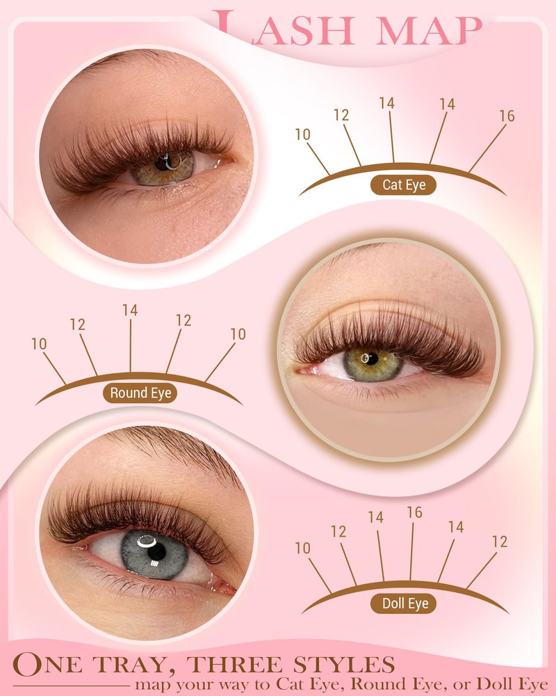 Natural Brown Lash Clusters Kit Wispy Eyelashes Clusters Kit C Curl Cluster Eyelash Extensions 10-16mm Cluster Lashes DIY Eyelash Clusters Waterproof Individual Lashes Extension Kit with Brush