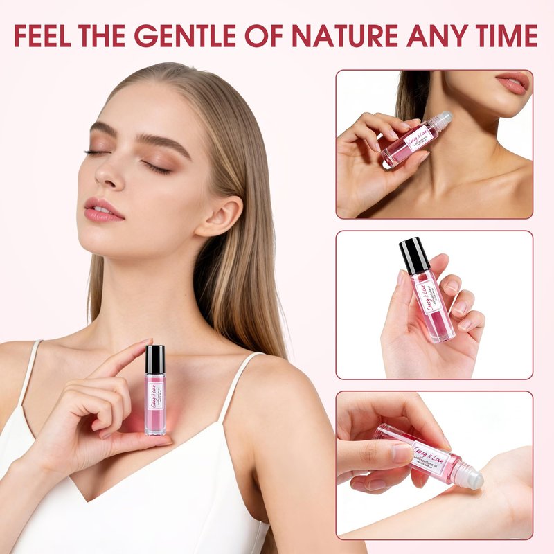 NQJYXZP Pheromones Perfumes for Women, Roll On Perfume Oil Long Lasting, Premium Cologne Perfume Oil for Woman to Attract Man, Woman Fragrance Amplify Your Charm Addictive Personal Perfume