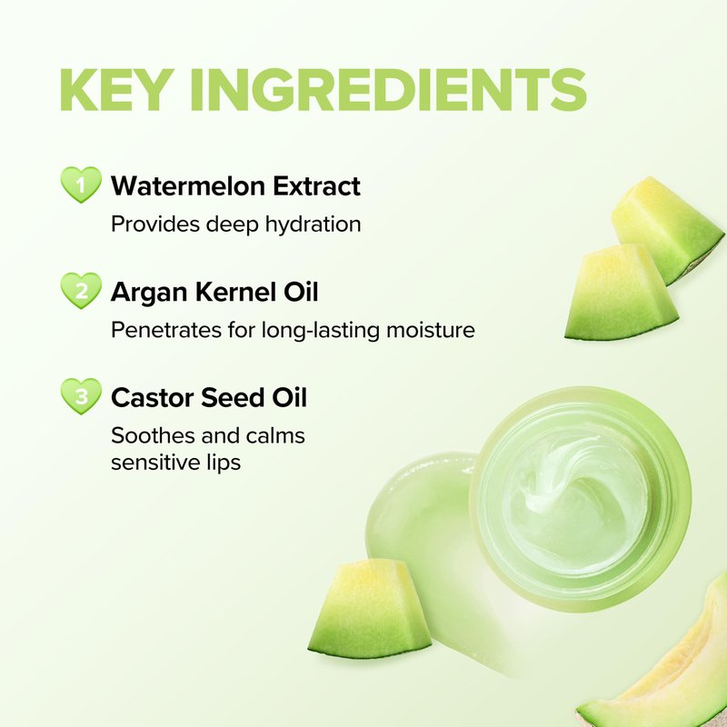 Klavuu Lip Mask Sleeping Pack (0.7oz) – Overnight Deep Hydrating Korean Lip Balm Treatment for Very Dry, Chapped Lips | Lip Lightening & Plumping with Instant Hydration | Gentle Exfoliating (Melon)