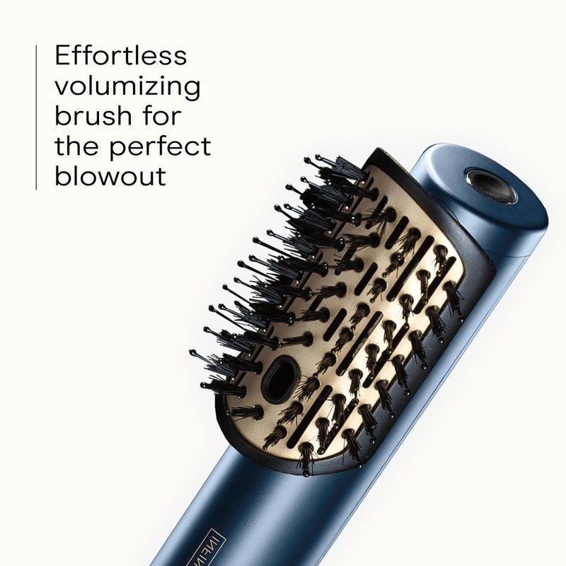 Infiniti PRO CONAIR DigitalAIRE Hair Dryer Drying Wand, Straightener and Styler, Ionic All-in-One Digital Motor Blow Dryer, Includes 3 High-Performance Attachments, Dark Blue