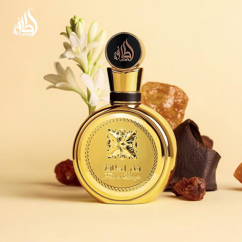 Lattafa Fakhar Gold Extrait - Long-Lasting Unisex Eau de Parfum - Floral, Amber & Woody, 3.40 Ounce / 100 ml