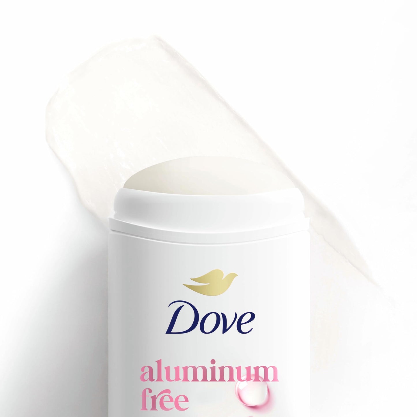 Dove Deodorant Stick Rose Mist for 72 Hour Odor Protection Aluminum Free 2.4 oz