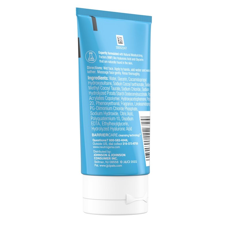 Neutrogena Hydro Boost Face Wash, Hydrating Facial Cleanser with Hyaluronic Acid, Daily Foaming Face Wash & Makeup Remover, Hypoallergenic & Paraben-Free Gel Cleanser, 2 fl. oz, 24 Pack