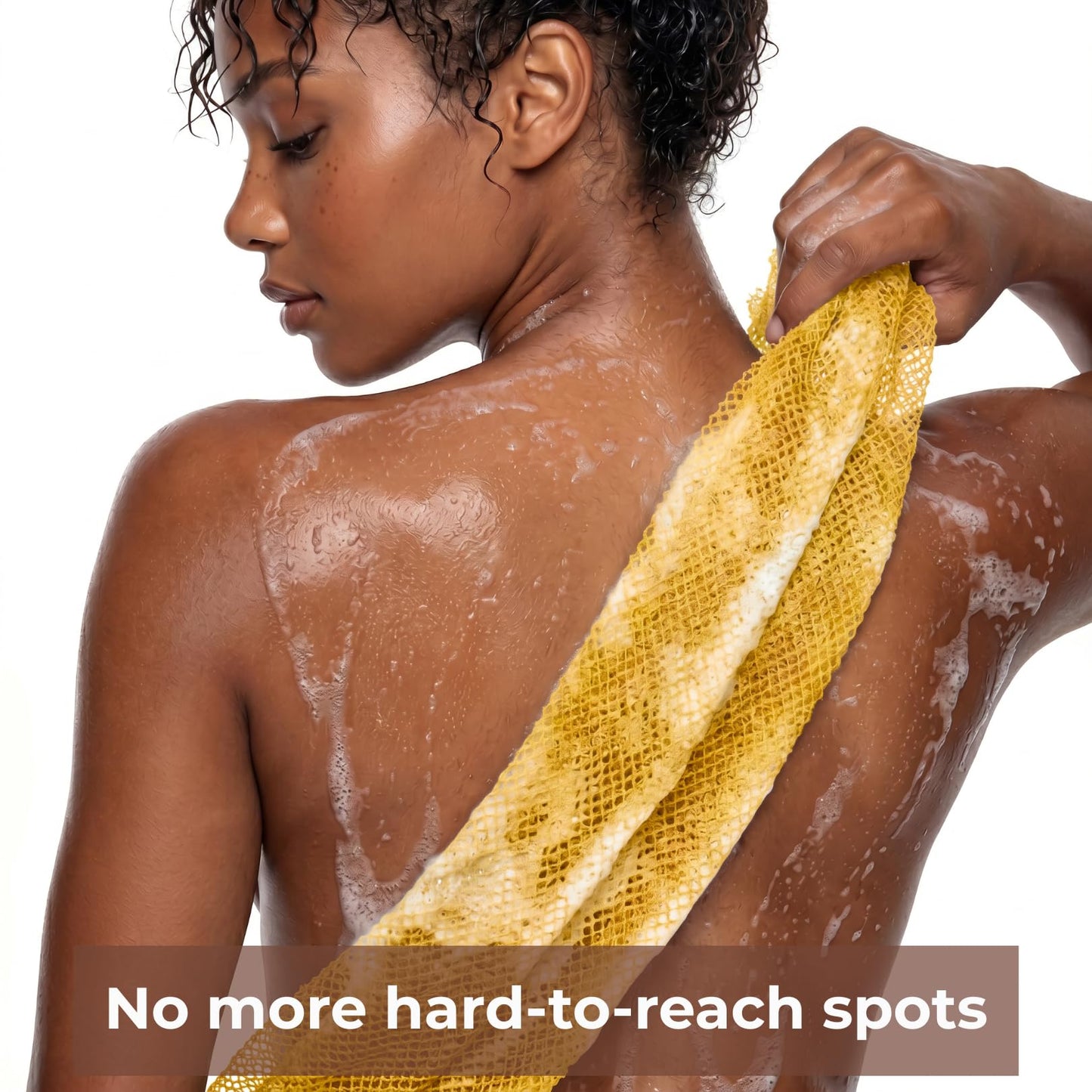 Zulu Zest Authentic African Net Sponge – 3-Pack Exfoliating Mesh for Face & Body, Deep Clean, Quick Dry, Long-Lasting Bath Scrubber for All Skin Types, Travel-Friendly & Durable (Black, Yellow, Red)