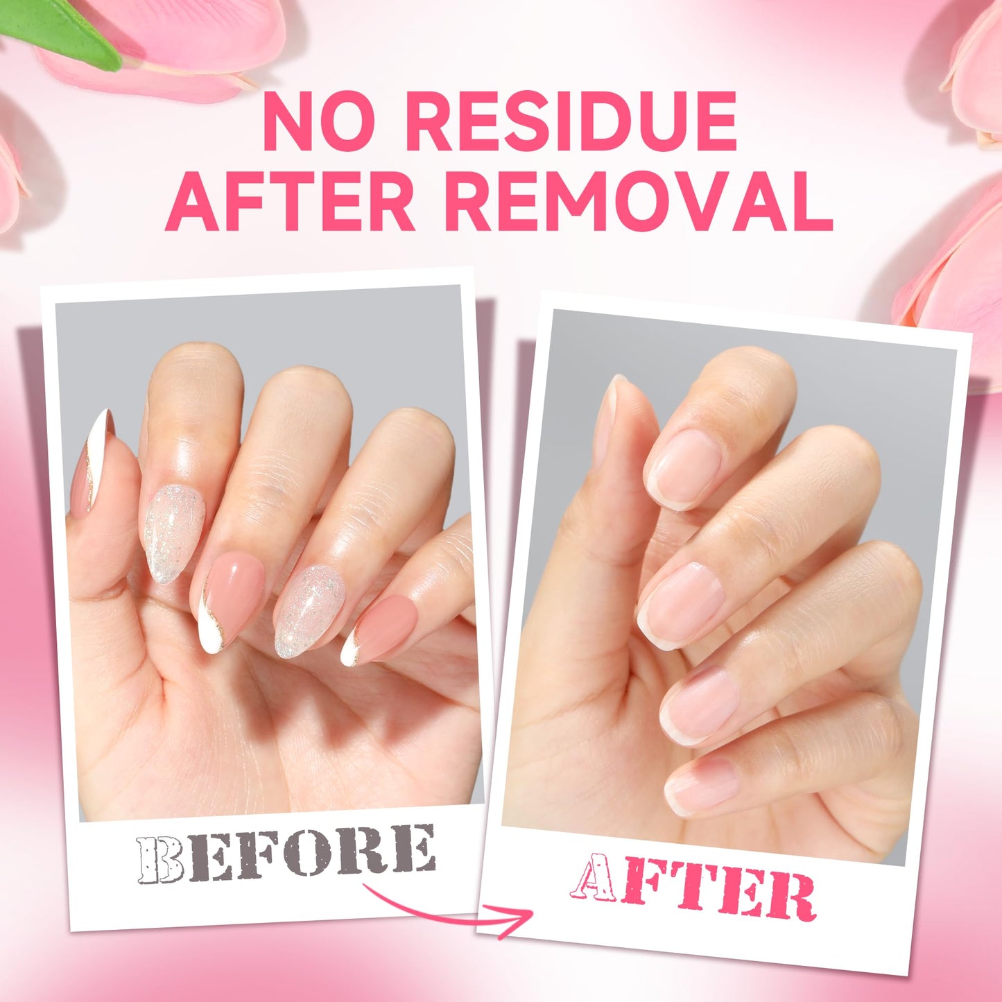 UNA GELLA Semi Solid Nail Glue for Press Ons Lamp-Free 10ml and Soak Off Gel Nail Glue Remover for False Acrylic Nails 12ml, Super Strong G lue Quick Removal Kit