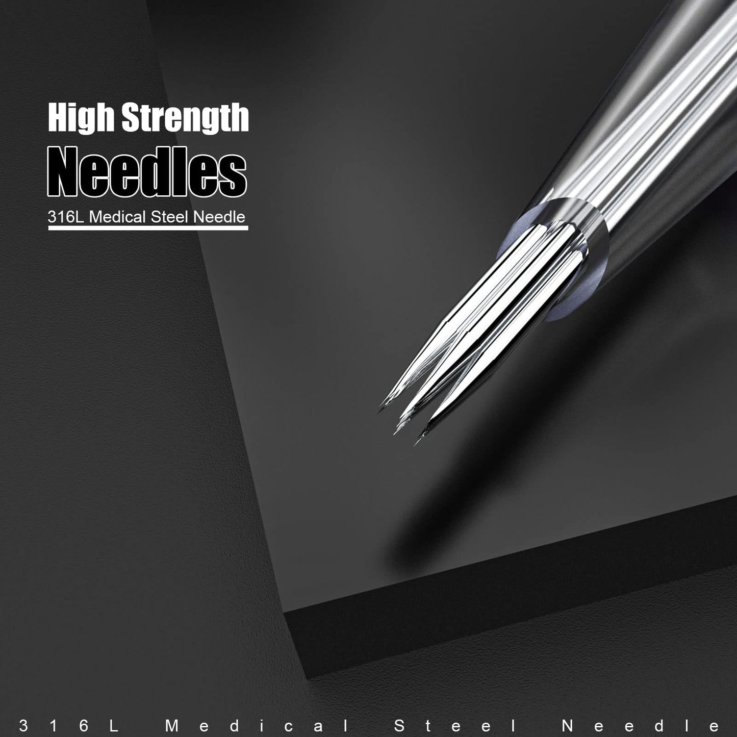 Wormhole Tattoo Cartridge Needles, 20pcs 3RL Disposable Tattoo Needle Cartridges Standard 3 Round Liner for Tattoo Pen Tattoo Cartridge Machine Permanent Makeup Tattoo Supplies (1203RL)