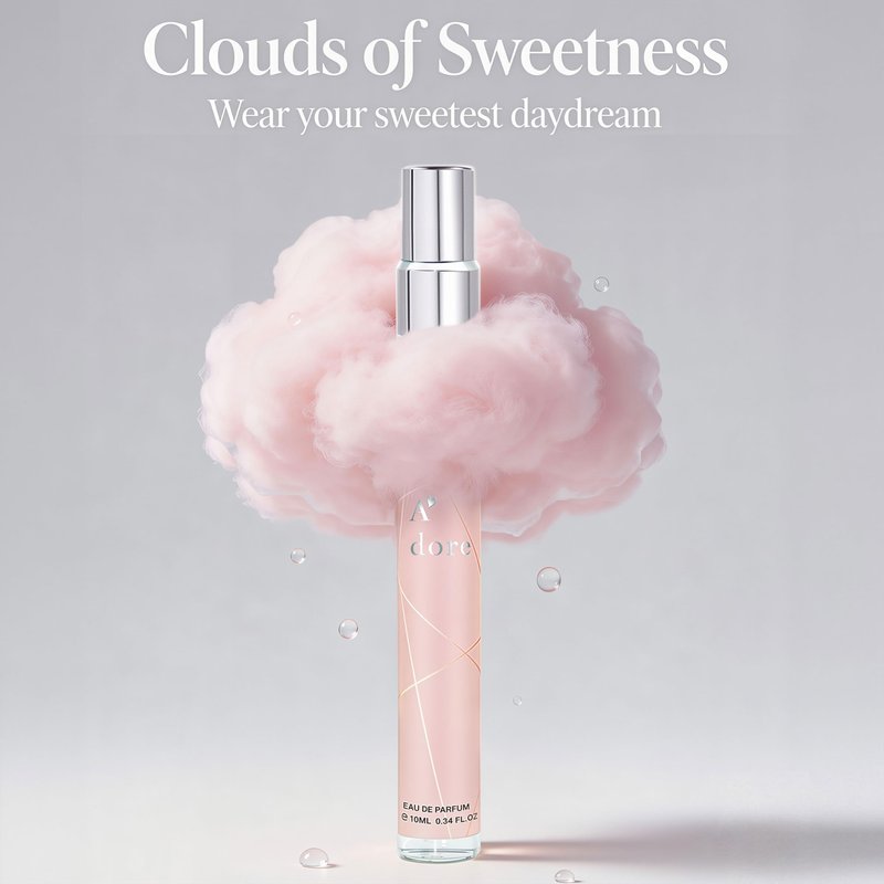 Bellamila A'dore Orange Blossom & Ambery Vanilla Eau De Parfum for Women, Sweet Gourmand Scent with Juicy Mandarin, Creamy Amber & Velvet Musk, Long-Lasting Warm Fragrance 0.34 oz Travel Perfume
