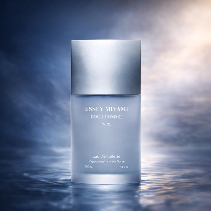Sandora Fragrances Eau de Toilette for Men – Yuzu, Bergamot, Blue Lotus & Vetiver – Fresh, Aquatic, Elegant, Timeless Scent, 3.4 fl oz / 100ml