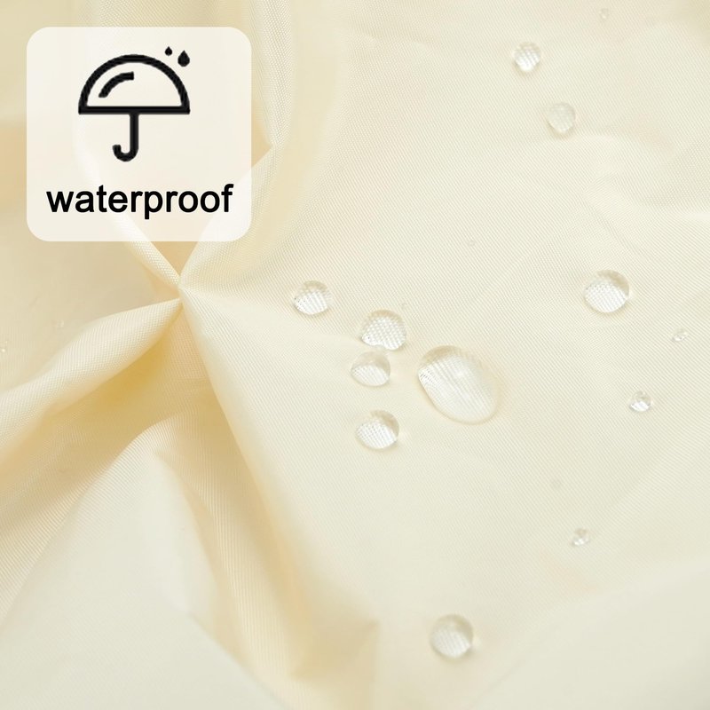 Reusable Shower Cap for Women, Large Waterproof Shower Bonnet with Elastic Band, Washable Bath Hair Cap for Long, Curly Hair, Braids, Daily Shower, Home Spa, Travel(Champagne)