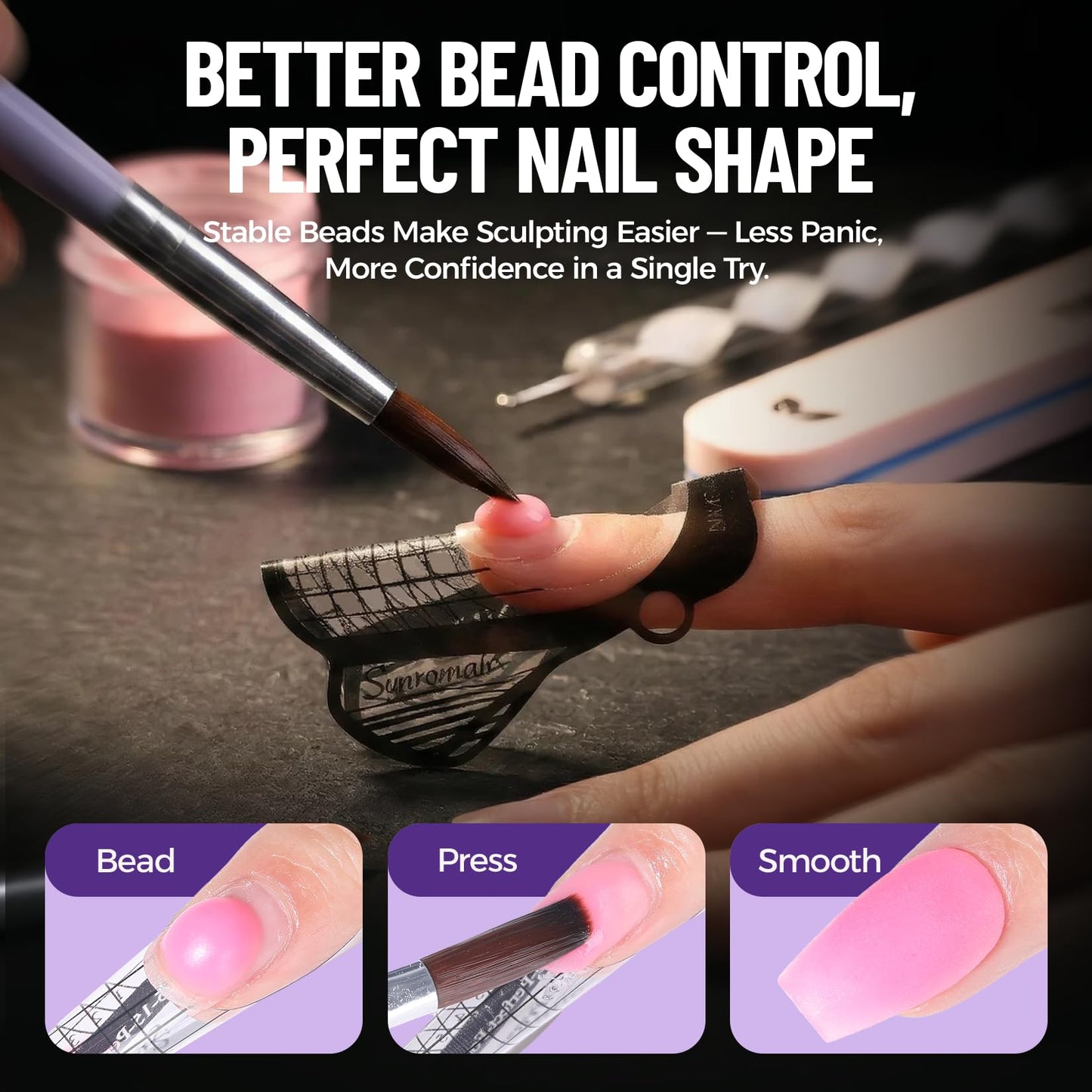 VANSISOS Monomer Acrylic Nail Liquid: 120ml EMA Low Odor Monomer Acrylic Liquid for Nails with Brush Ideal for Beginners Perfect for Salon and Home Use