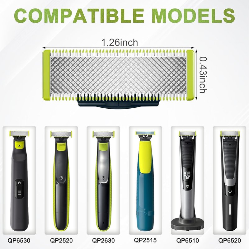 Skiennix 6-in-1 Adjustable Trimmer Guards - Versatile Guide Combs with 6 Length Settings (1-6mm)