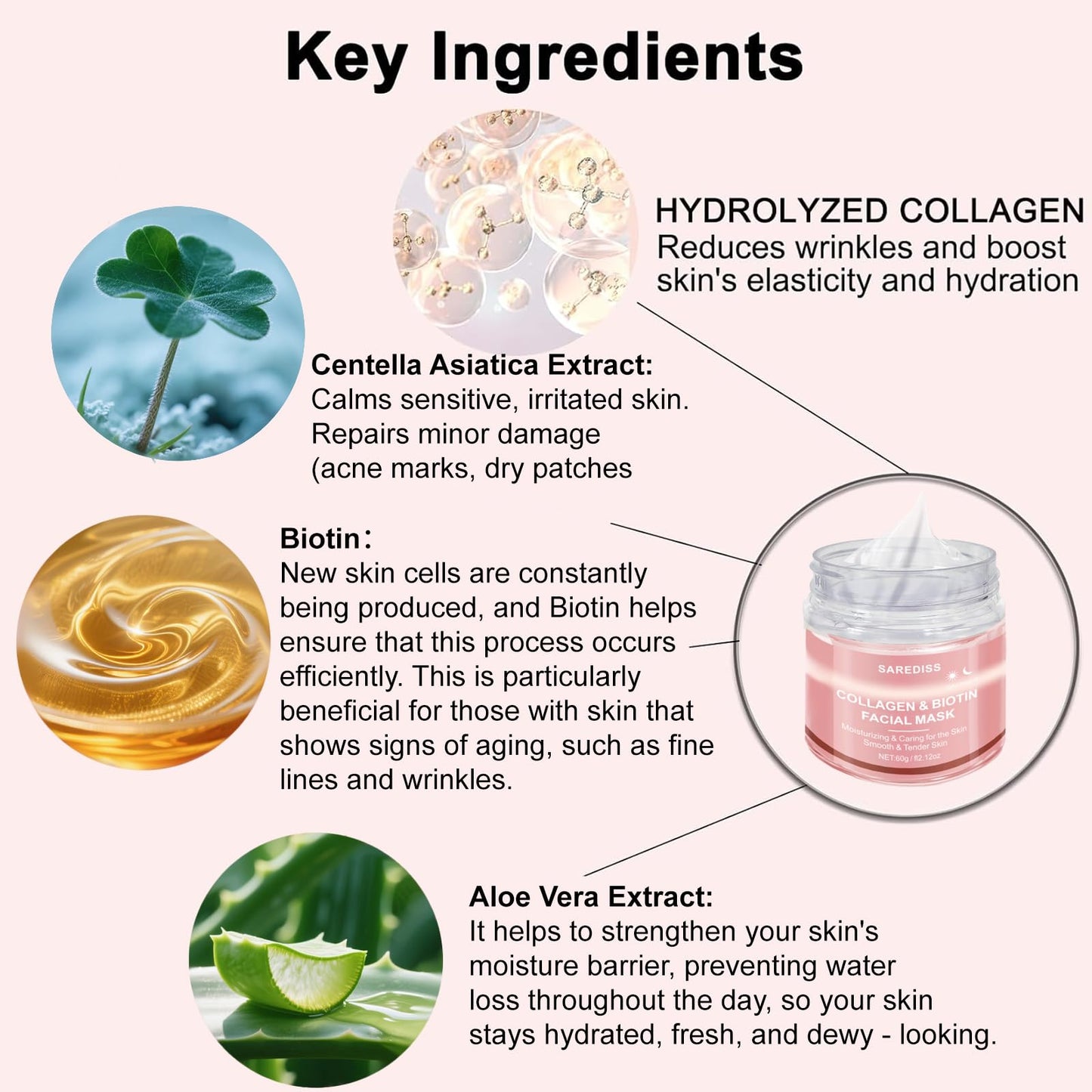Tyberan Collagen Night Wrapping Mask Peel-Off Overnight Collagen Face Mask - Deeply Hydrates & Firming & Glowy - Reduce Sagging & Wrinkle For Glowing Skin 2.12 fl.oz with Mask Applicator