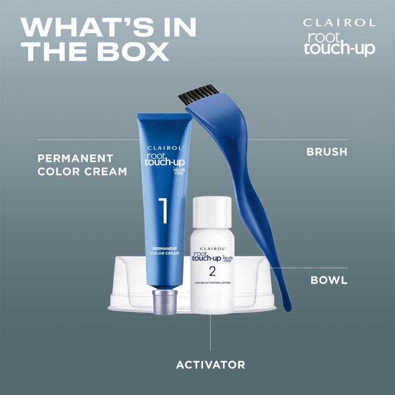Clairol Root Touch-Up Permanent Hair Dye, Extra Lift Hair Color | 100% Gray Coverage | Easy Brush Application | Matches Professional Salon Shades | Pack of 1