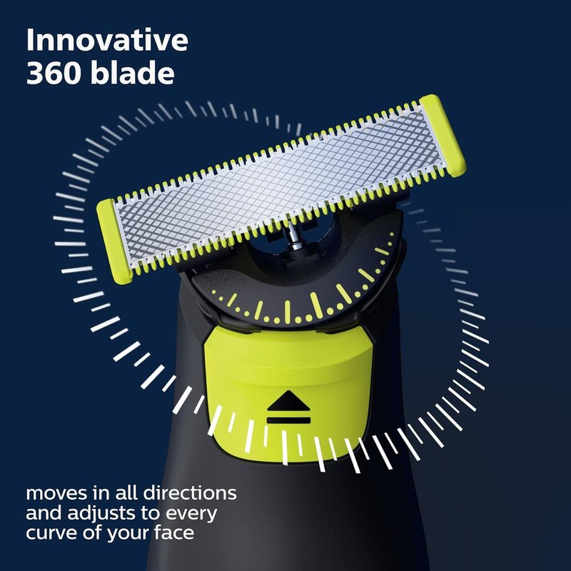 Philips OneBlade 360 Pro Hybrid Electric Trimmer, Black, QP6531/15