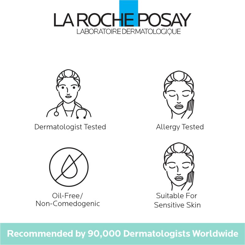 La Roche-Posay Hydraphase HA Rich, Hyaluronic Acid Face Moisturizer for Dry Skin with 72HR Hydration, Oil Free & Non-Comedogenic, 50 ML, 1.69 fl. oz.
