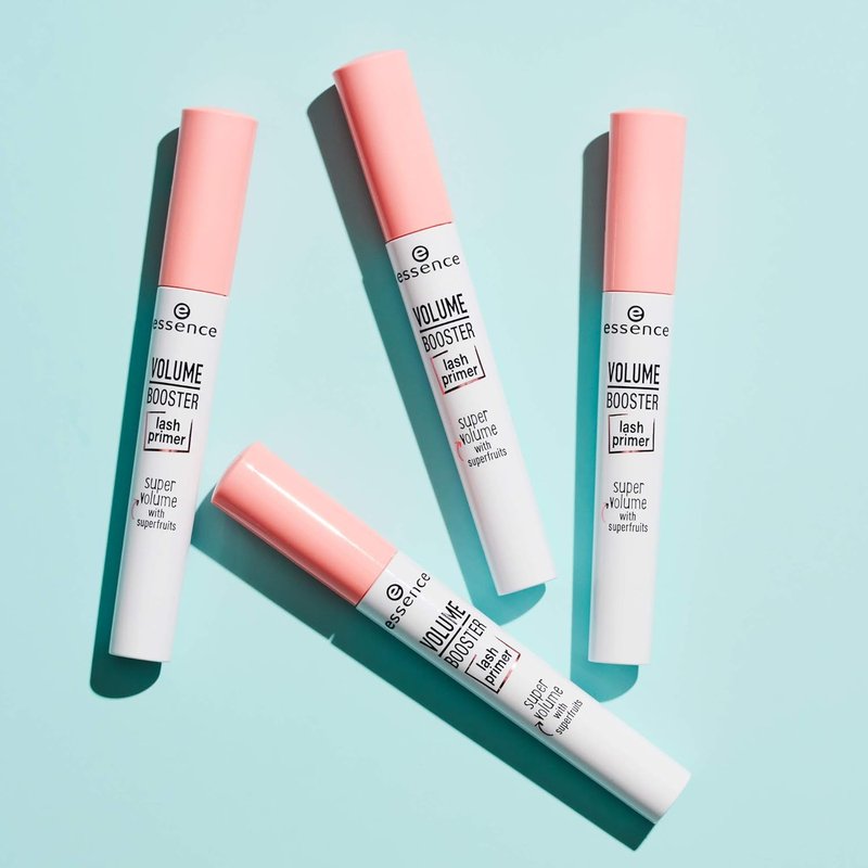 Essence Volume Booster Lash Primer Mascara - Nourishing Formula with Mango Butter & Acai Oil | White | Vegan & Cruelty-Free