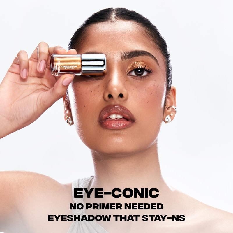 Sacheu Liquid Eyeshadow STAY-N Longwear Eye Makeup — Buildable Highly Pigmented & Blendable Eye Shadow Cream in Matte & Shimmer Finishes, Shu-ggah