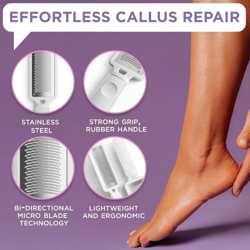 Lee Beauty Professional Callus Remover for Feet - Original, Powerful Formulation - Extra Strength Gel, Home Pedicure Foot Spa Results - Cracked & Dead Dry Skin Supplies - 8 Oz