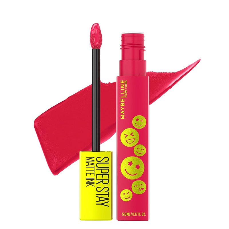 Maybelline Super Stay Matte Ink Liquid Lip Color - Long Lasting, Transfer Proof Lipstick | Motivator Red, 1 Count