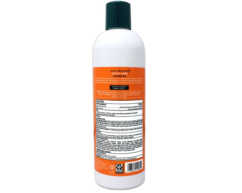 Jason Dandruff Relief Treatment Shampoo 12 oz (Pack of 2)