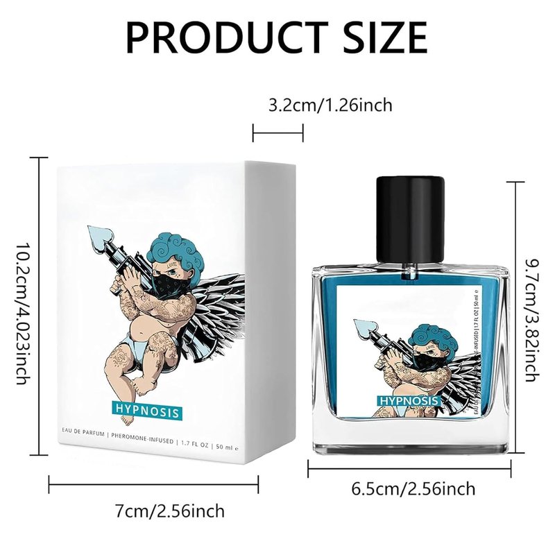 Hypnosis 2.0 Cologne for Men, Pheromone-Infused Cologne for Men, Long Lasting Scent, Enhance Attraction, Hypnosis Perfume Pheromone 50ml for Father, Boy Friend and Husband