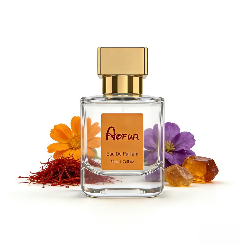 Aofur Vanilla Oud 1.7 Fl Oz (50ml) - Eau de Parfum - Inspired by Ba.ccarat Rou.ge 5.40 - Vegan, Women Luxury Fragrance (1.7 Fl Oz (50ml), Ambery Saffron)