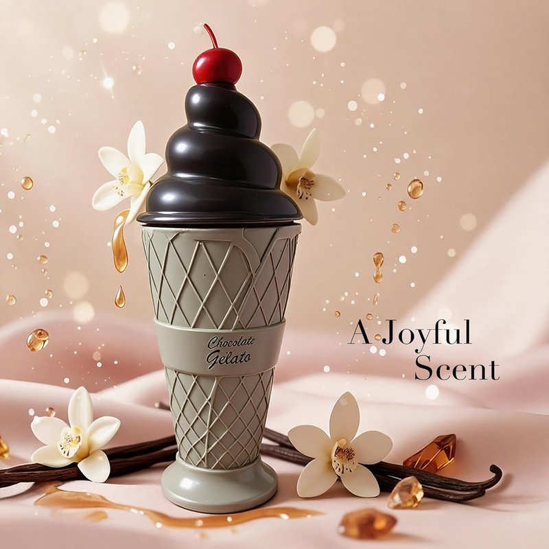 AFLUXE Sweet Dessert Collection EDP - Chocolate Gelato Travel Size Eau de Parfum for Women | Cute Shape